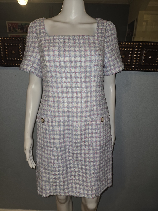 Lilly Pulitzer Dresses & Skirts - Lilly Pulitzer Women's Gwynne Boucle Shift Square Neck Mini Dress